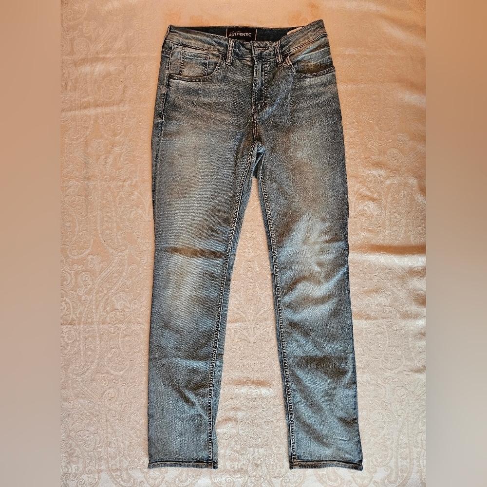 Authentic Silver Jeans The Curvy High Slim Straight, Stretch, 8, NWT